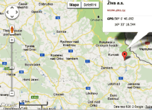 Dřevostavby na klíč - mapa sídlo Klášterec nad Orlicí